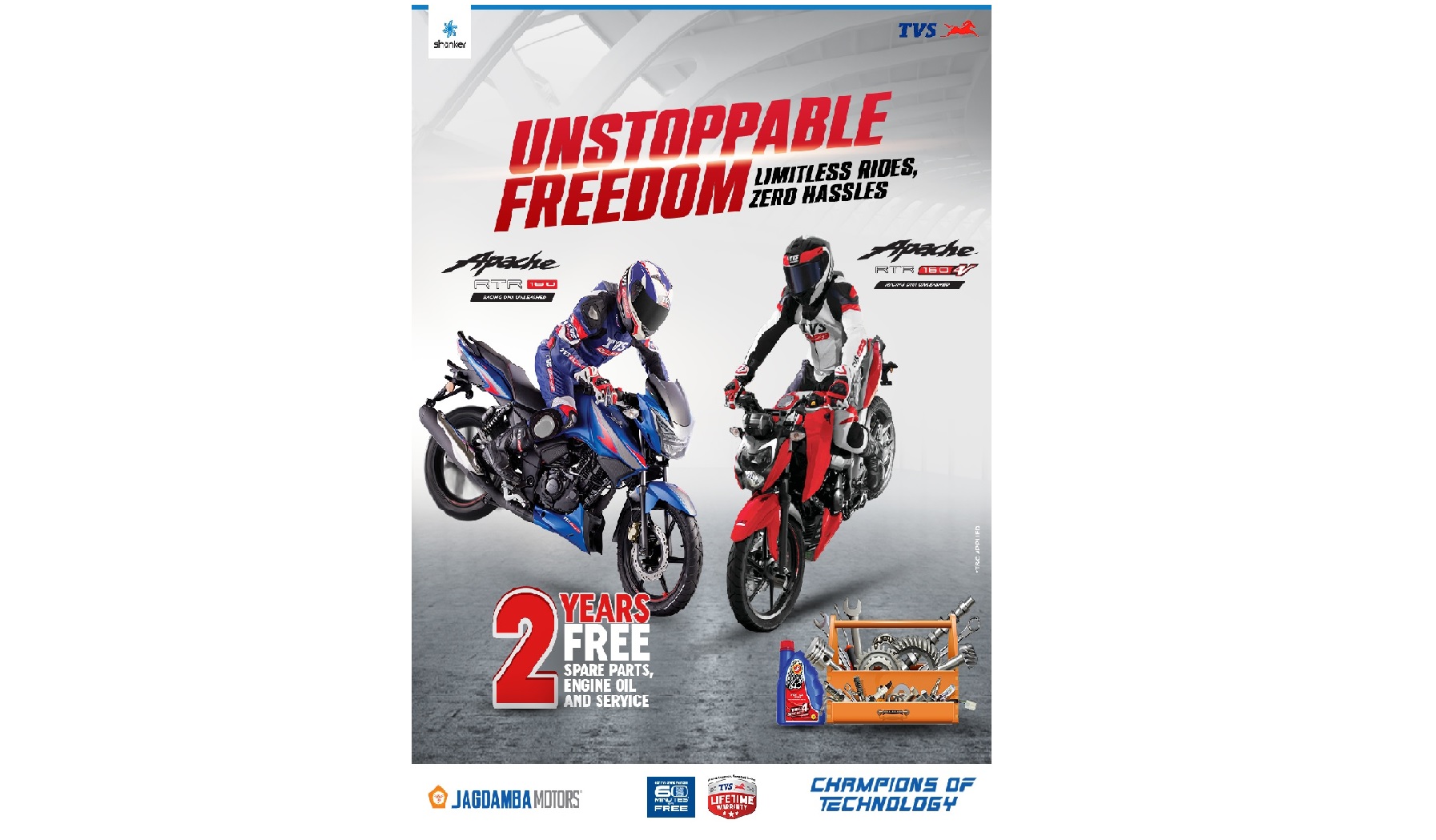 Jagdamba Motors introduces ‘Unstoppable Freedom’ for 2 years