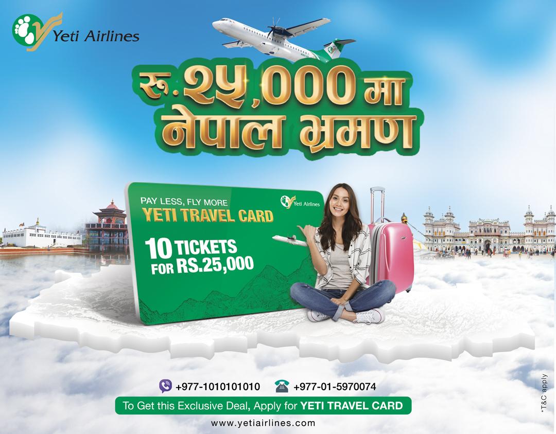 Yeti Airlines launches ‘Visit Nepal for 25,000’ plan for 2025