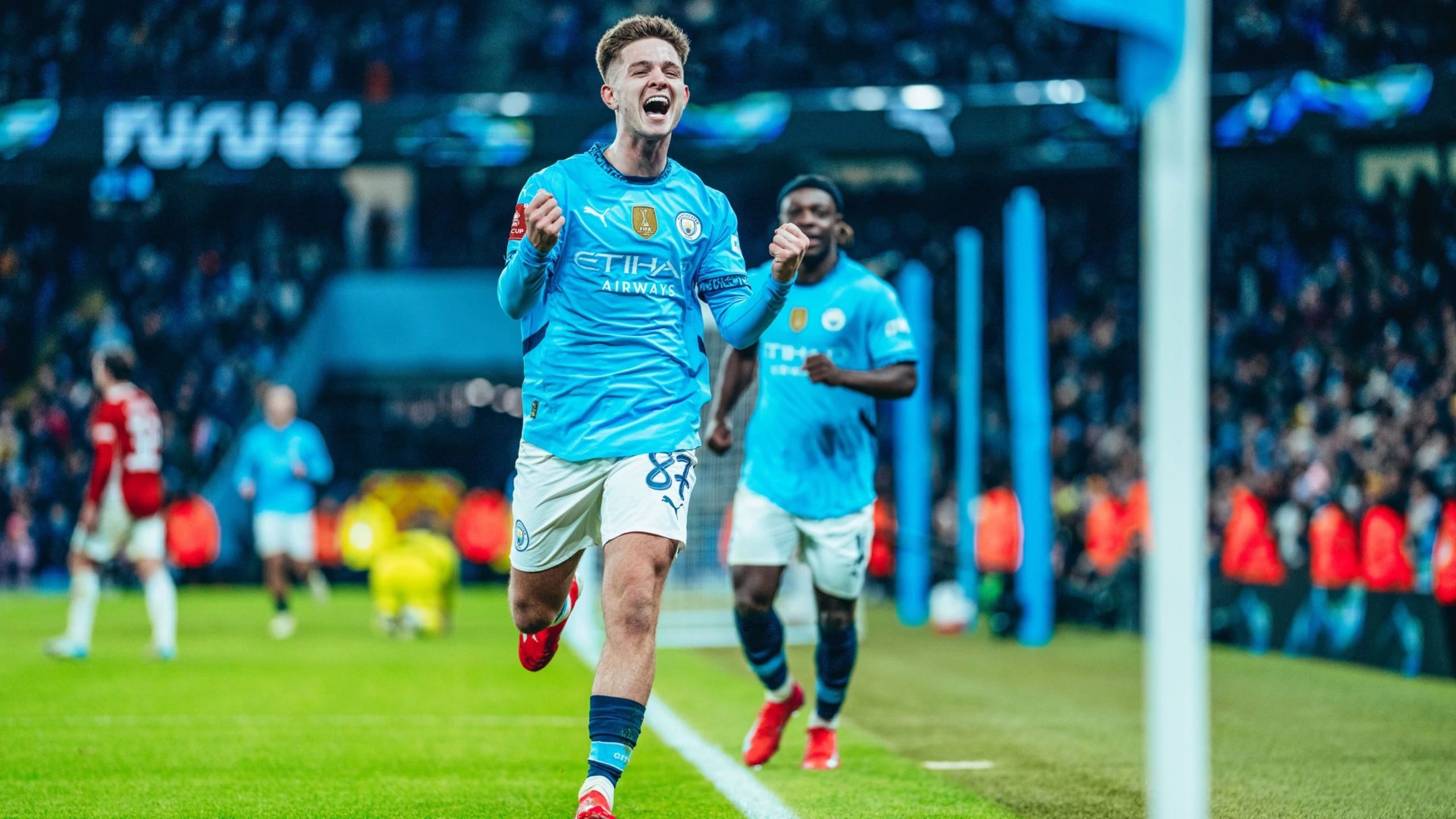 James McAtee’s hat-trick powers Manchester City to an 8-0 FA Cup win over Salford FC