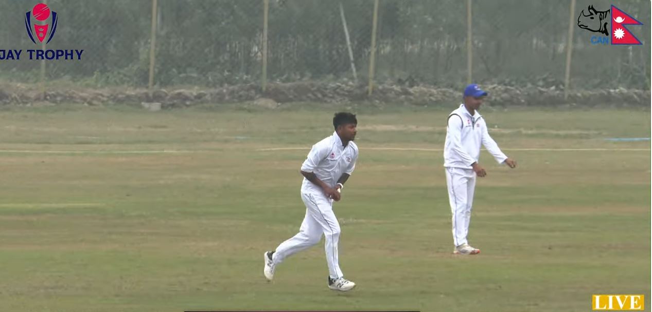 Sandeep Lamichhane sets two new records in Jay Trophy Men’s Elite Cup