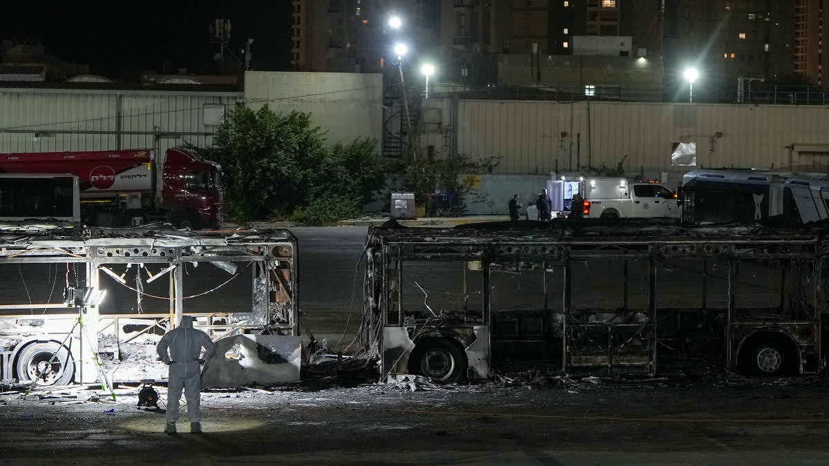 Three buses explode in Israel in ‘suspected terror attack’, police say