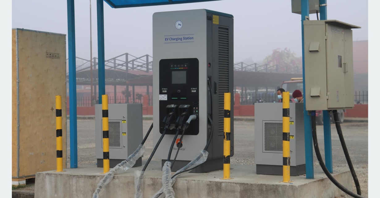 Fast electric charging station comes into operation along Narayangadh-Butwal section