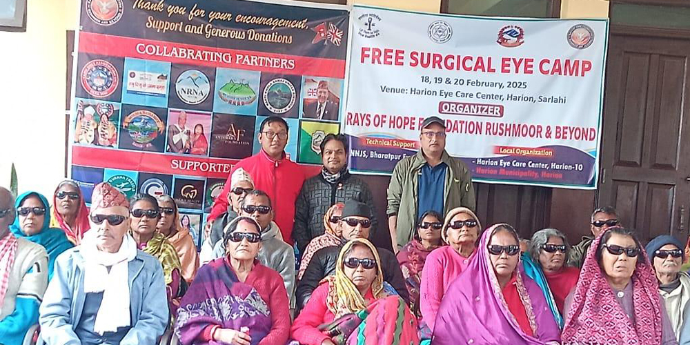 Free surgical eye camp benefits 1,037 individuals including nonagenarians