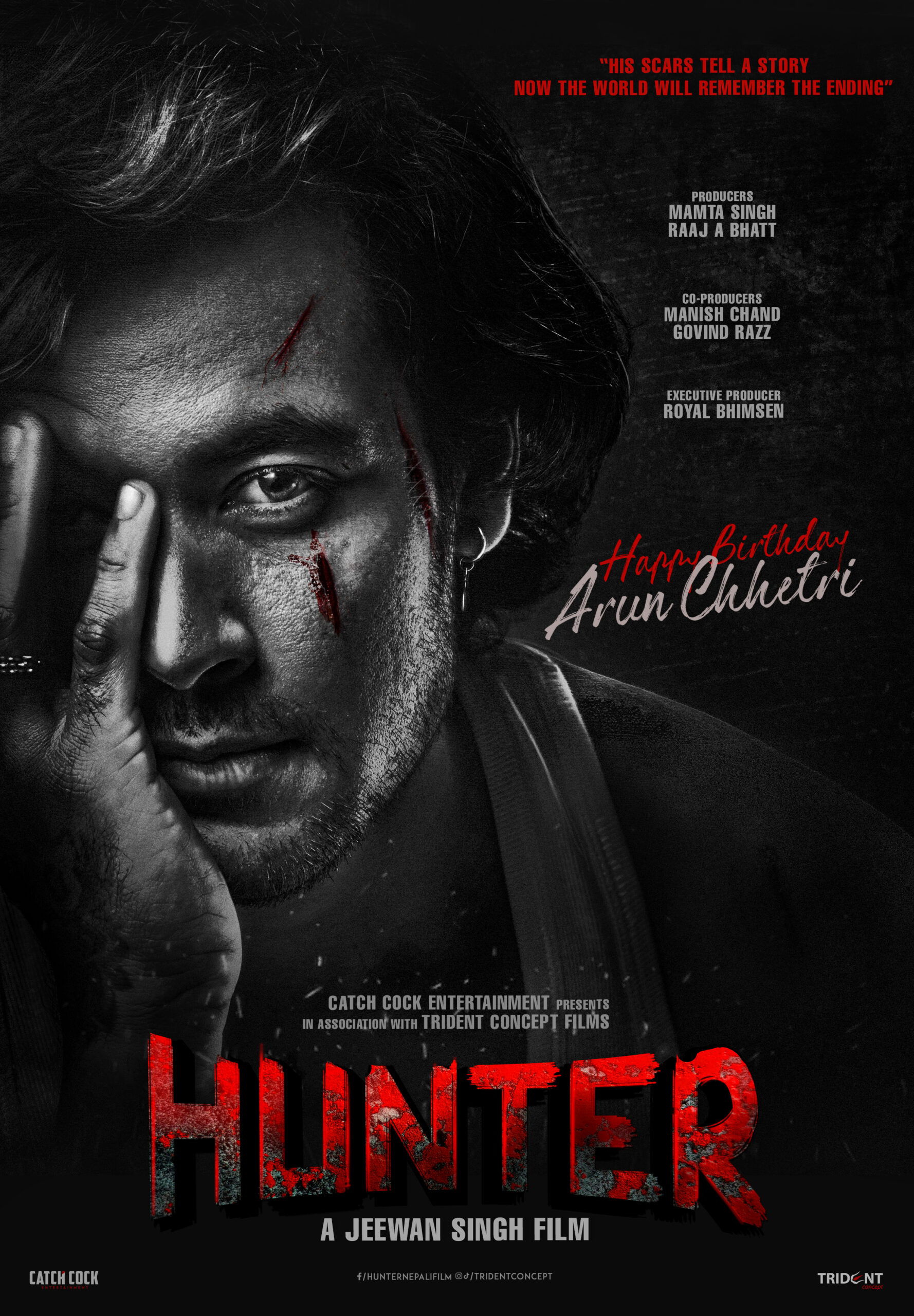 First look of ‘Hunter’ unveiled on Arun Kshetri’s birthday