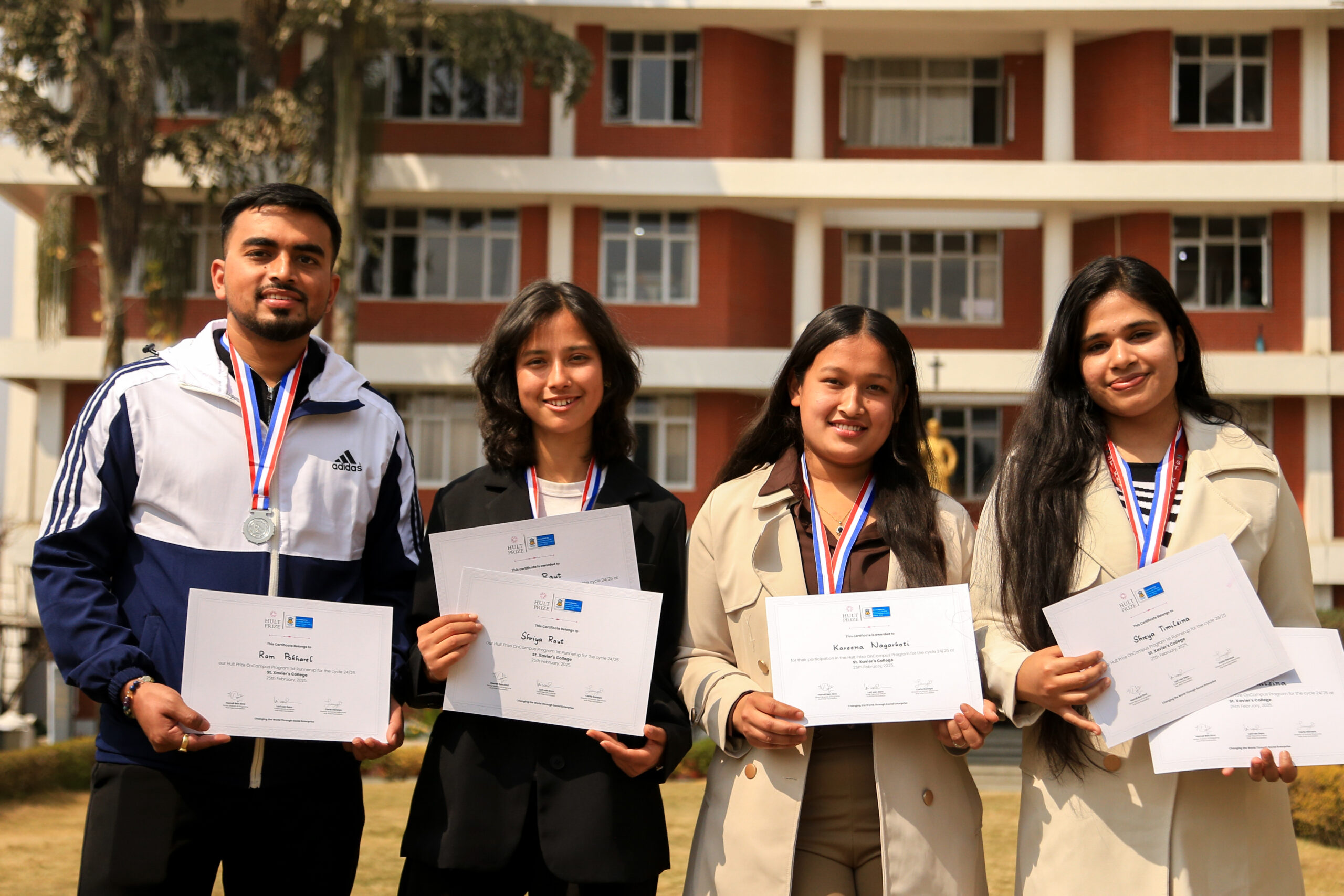 St. Xavier’s College prepares its winner for 1million dollars at Hult Prize 2025