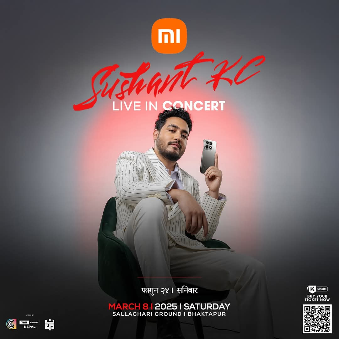 Xiaomi announces title sponsorship for “Sushant KC LIVE IN CONCERT”