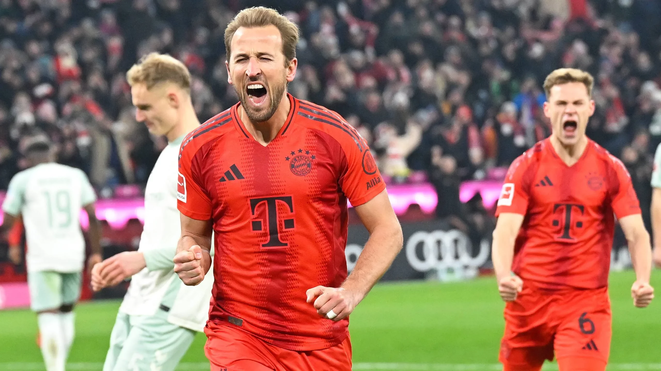 Harry Kane’s brace seals Bayern Munich’s 3-0 win over Werder Bremen