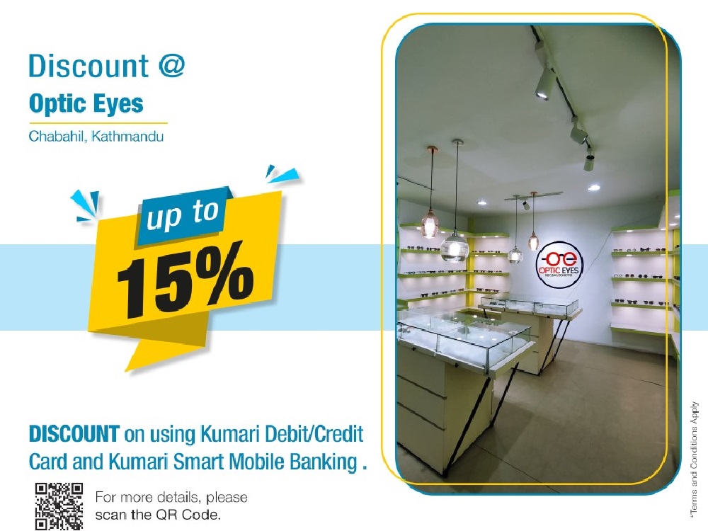 Kumari Bank partners with Optic Eyes for exclusive customer discounts