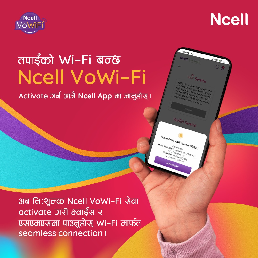 Ncell launches VoWi-Fi, introducing the service on iPhones