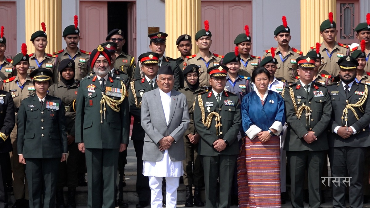 NCC delegations from India, Bhutan, and Maldives meet President Paudel