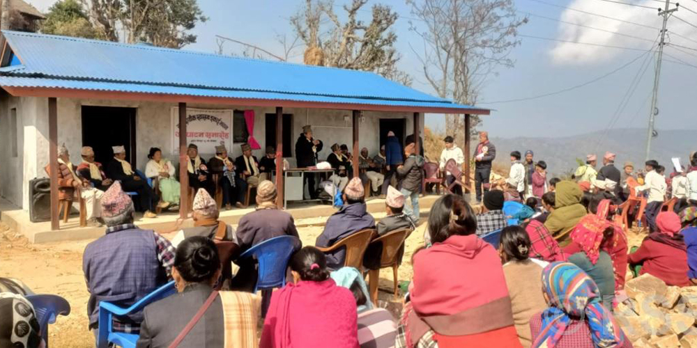 Health unit set up at Lungthung of Bhojpur