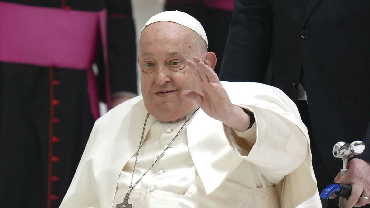 Hospitalised Pope had peaceful night, up and eating: Vatican