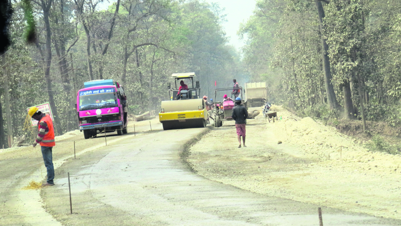 Budget appropriated for opening alternative route of Muglin-Narayangadh road