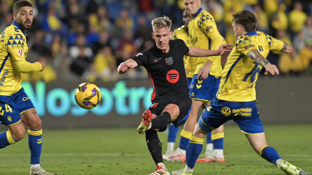 Barcelona reclaims top spot in La Liga with dominant win over Las Palmas