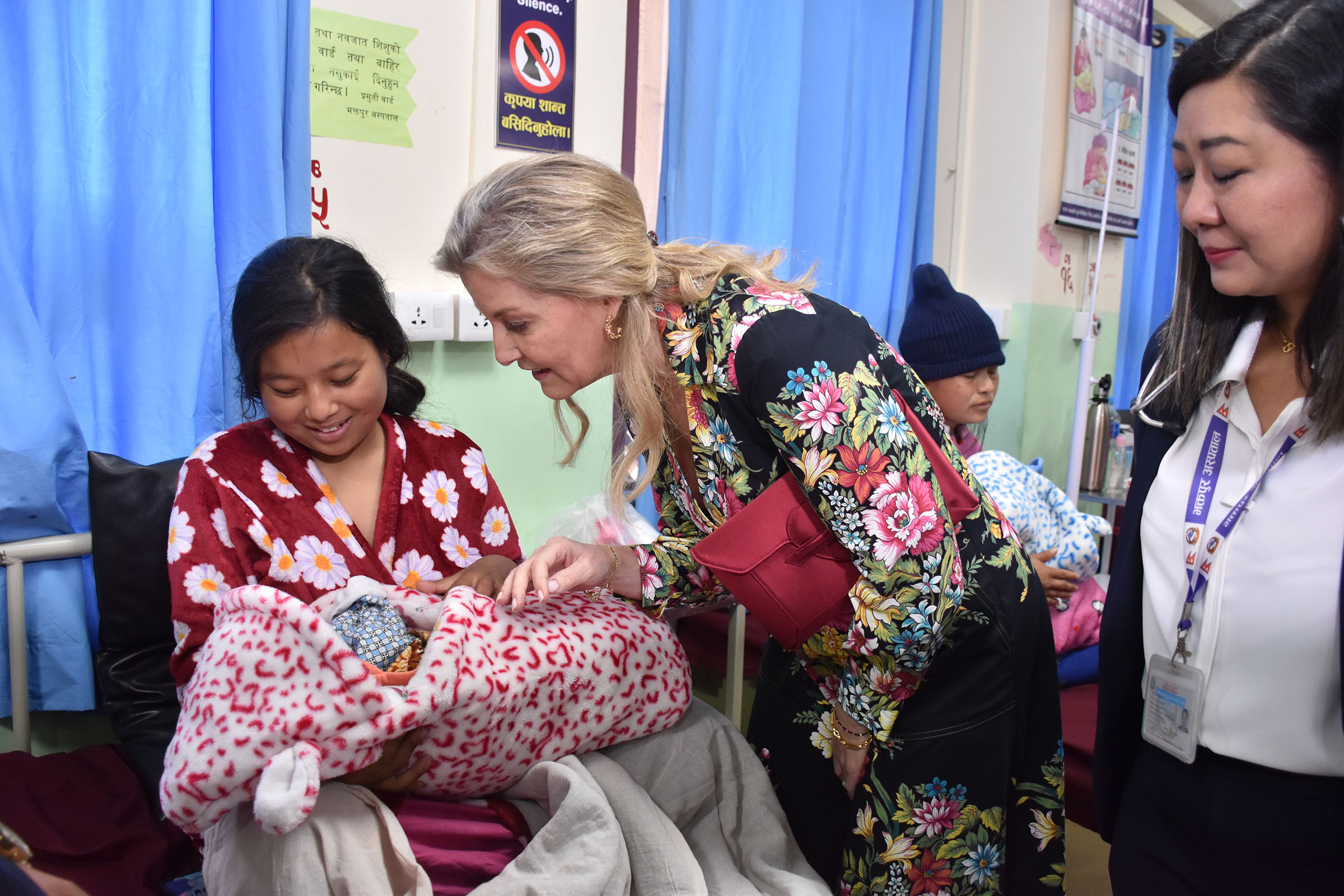 UK’s Duchess Sophie visits Bhaktapur Hospital (photos)