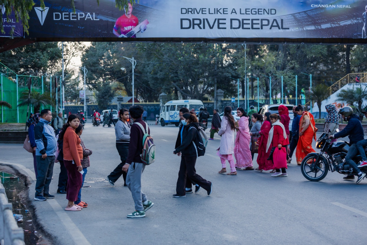 Pedestrian safety at risk despite road crossings (photos)