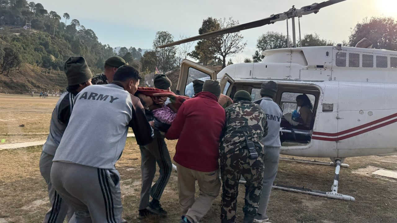 Postpartum woman airlifted from Achham due to excessive bleeding