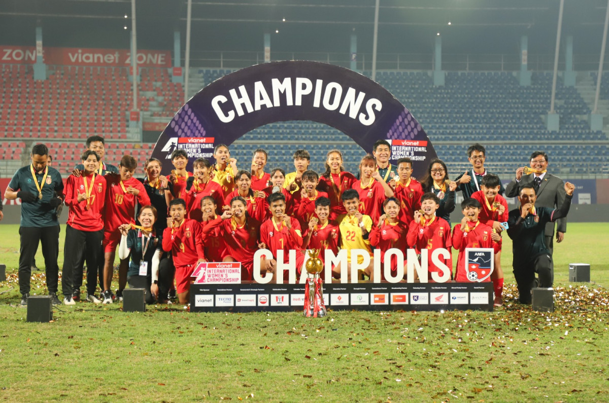 Myanmar wins Int’l Women’s Football Championship