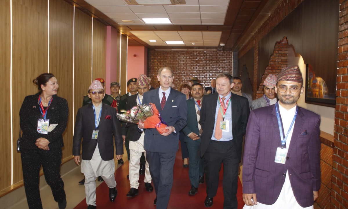 Prince Edward, Duke of Edinburgh in Nepal