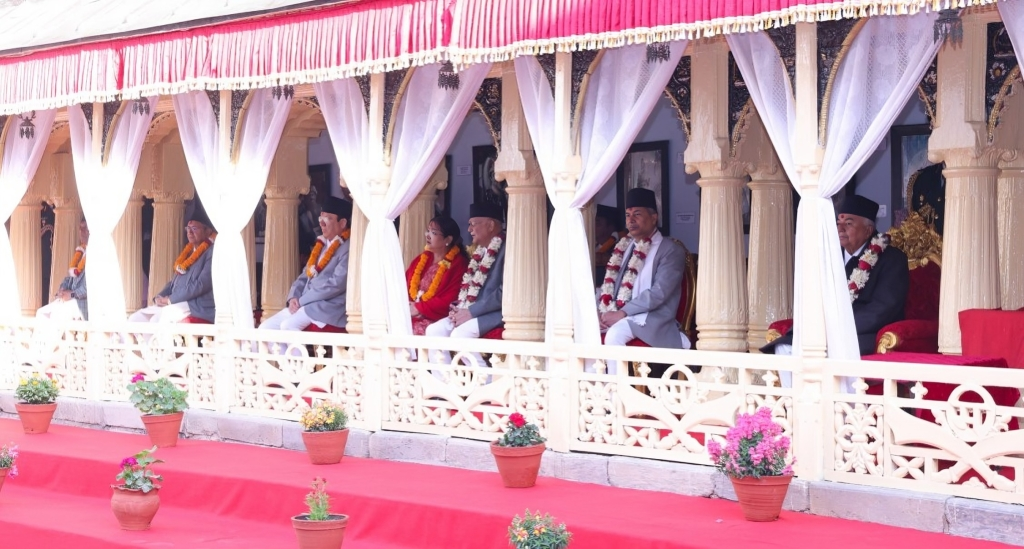 President, PM, and Chief Justice observe Basant Shravan