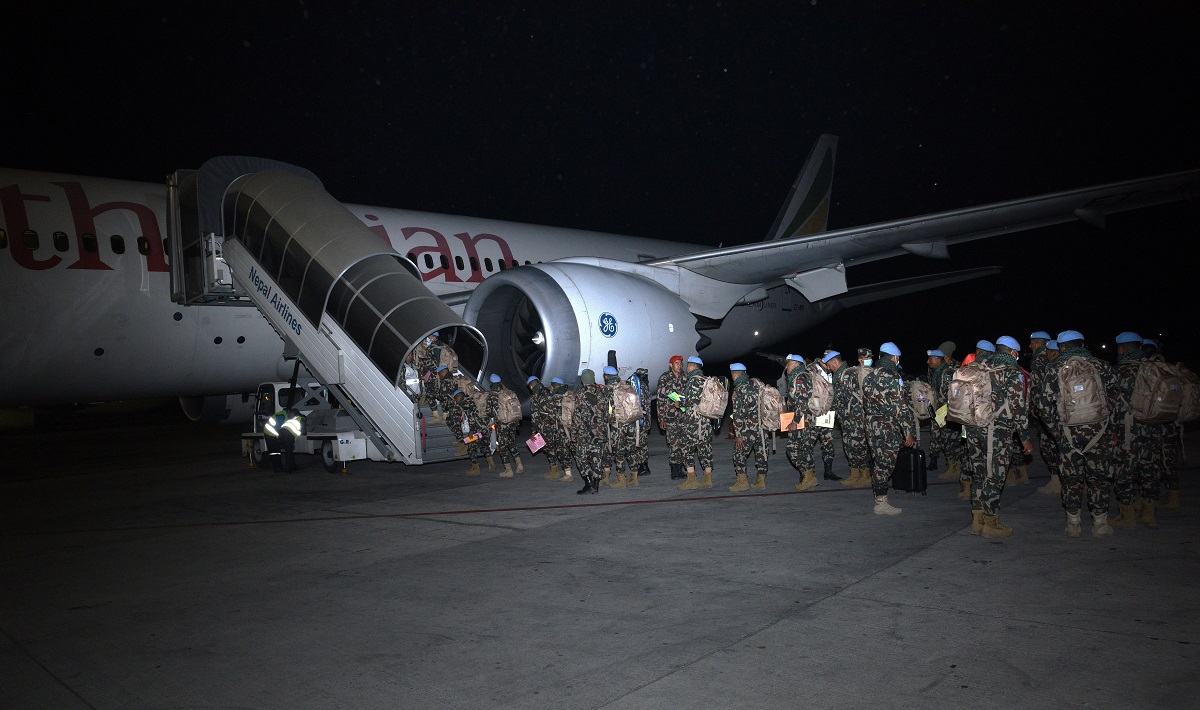 NA Peacekeepers leave for South Sudan