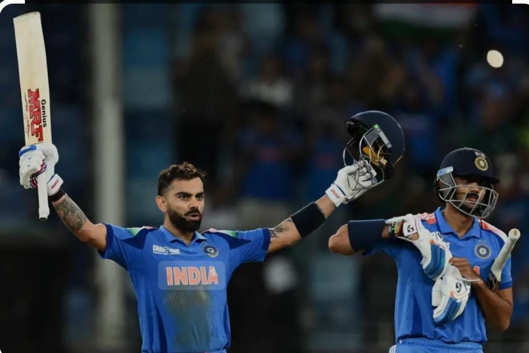 Kohli’s century powers India to victory over Pakistan in Champions Trophy