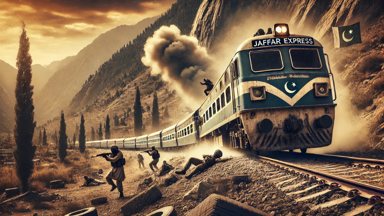 Baloch militants hijack train in Pakistan, over 400 hostages taken