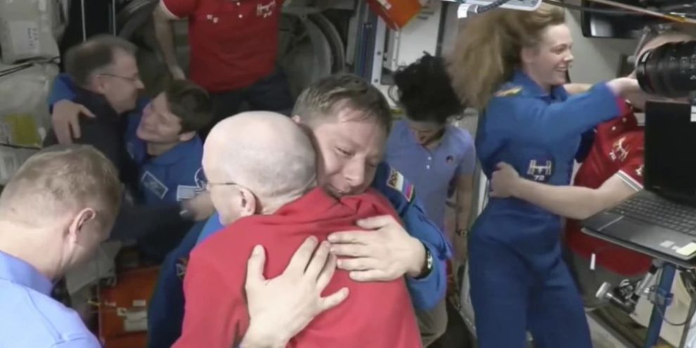 NASA’s stuck astronauts welcome replacements at space station