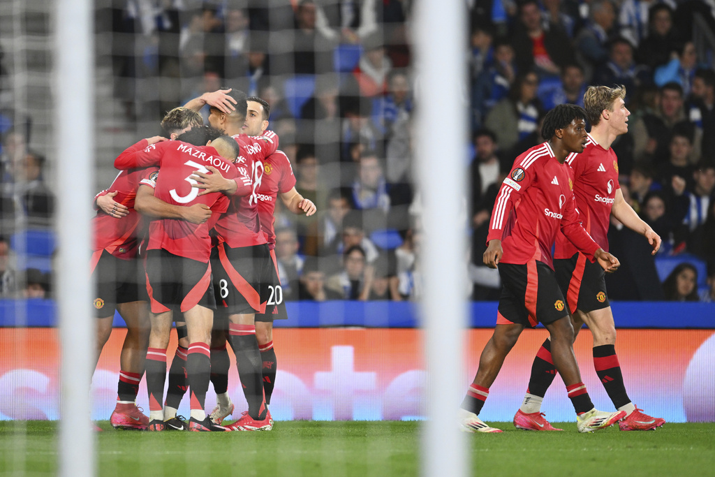 Europa League: Man United held to 1-1 draw by Real Sociedad