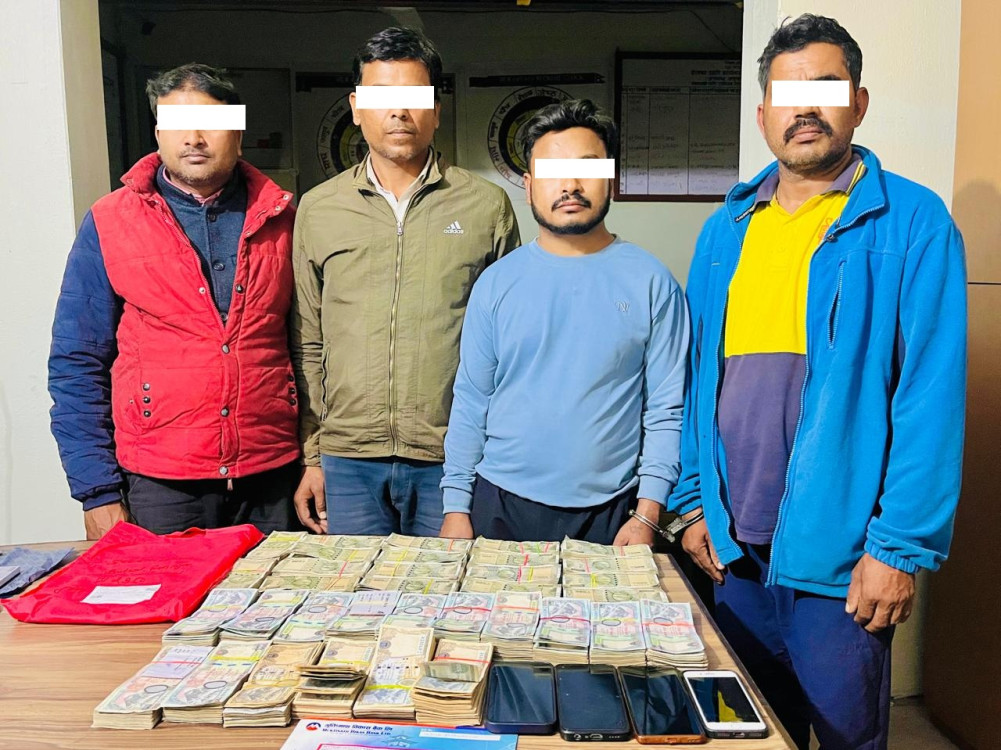 Four held with undisclosed cash worth Rs 2.89 million