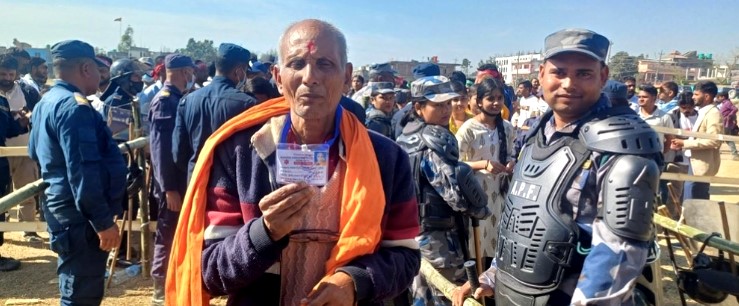 FSU Election: 67-year-old casts vote in Rajbiraj