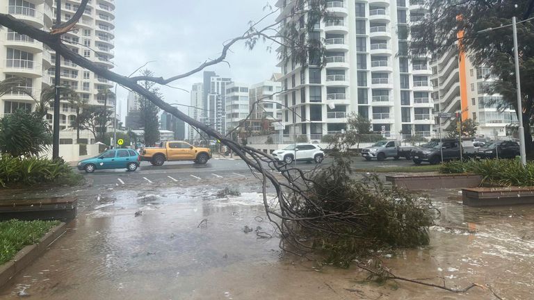 Cyclone ‘Alfred’ batters East Australia, leaving thousands without power