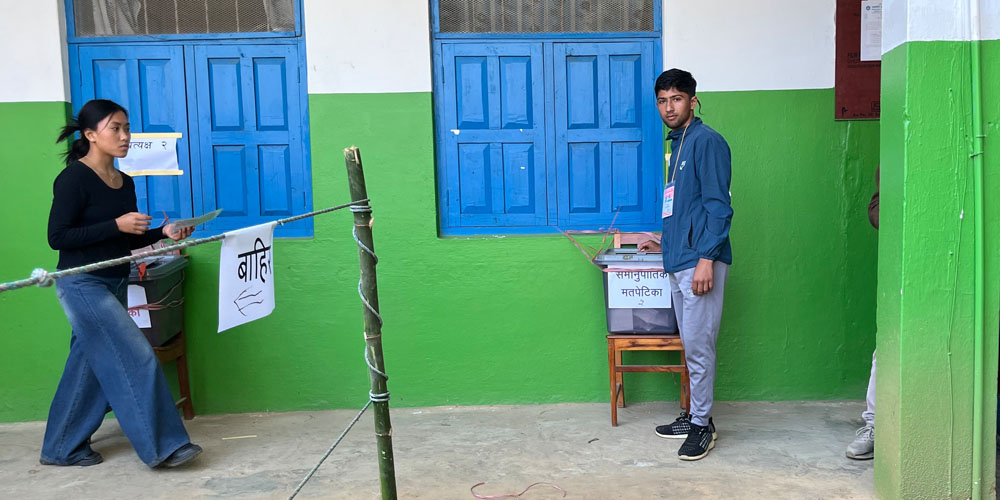 FSU Election: Peaceful voting underway in Dhaulagiri Multiple Campus