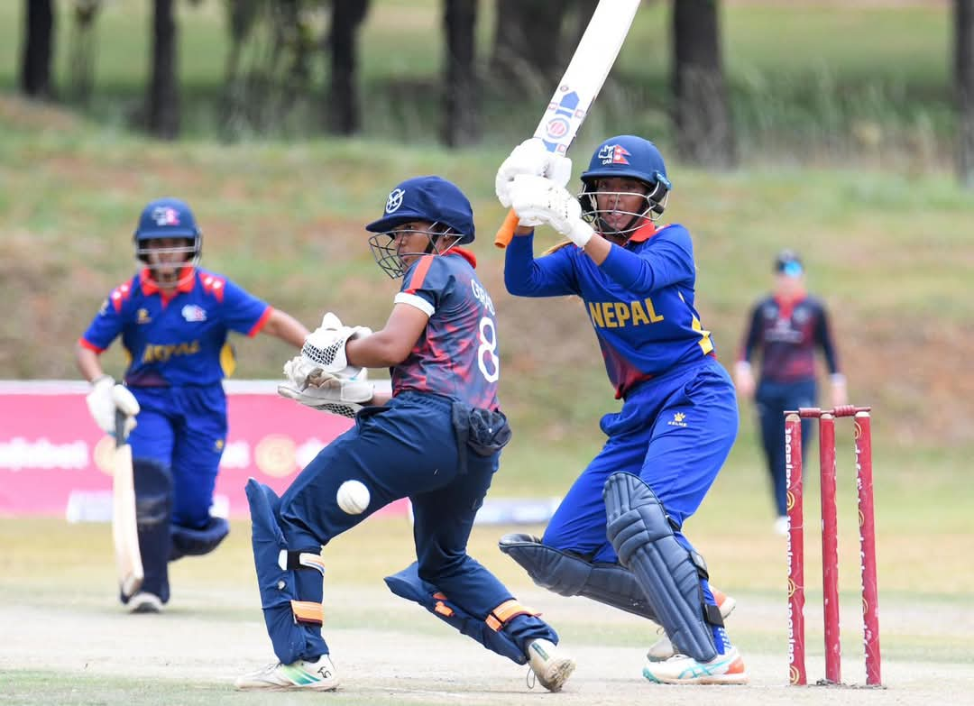 Nepal falls to Namibia by 23 runs in Women’s Day T20 Series