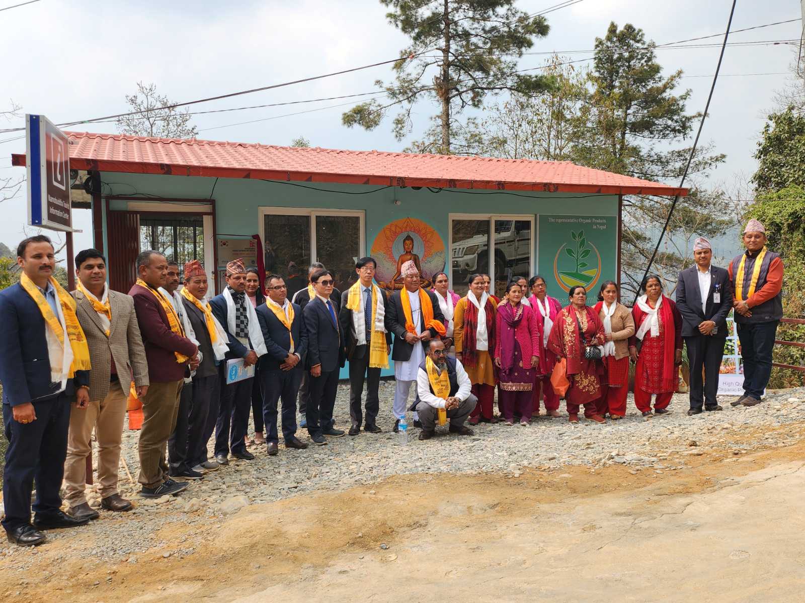 KOICA volunteers support Namobuddha with new Tourist Information Center