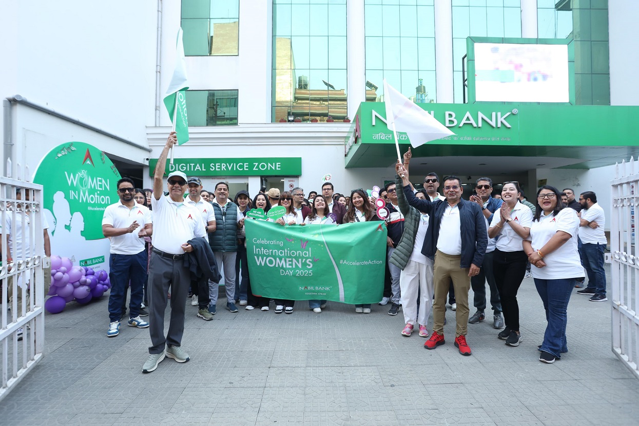 Nabil Bank organized Walkathon on International Women’s Day