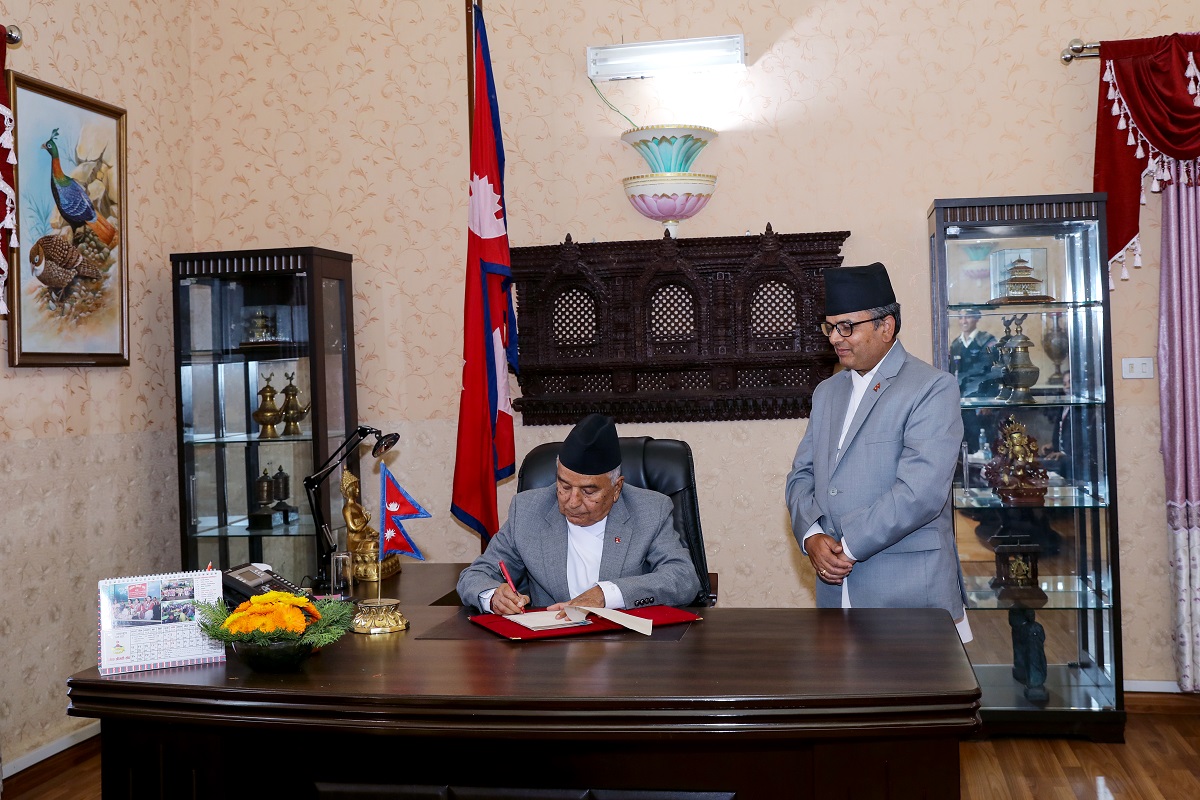 President Paudel ratifies four key bills