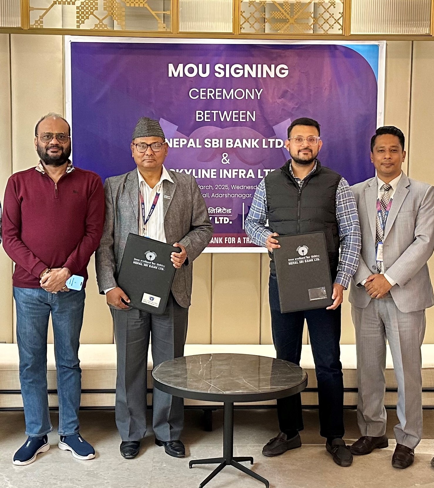 MoU between NSBL & Skyline Infra, Birgunj