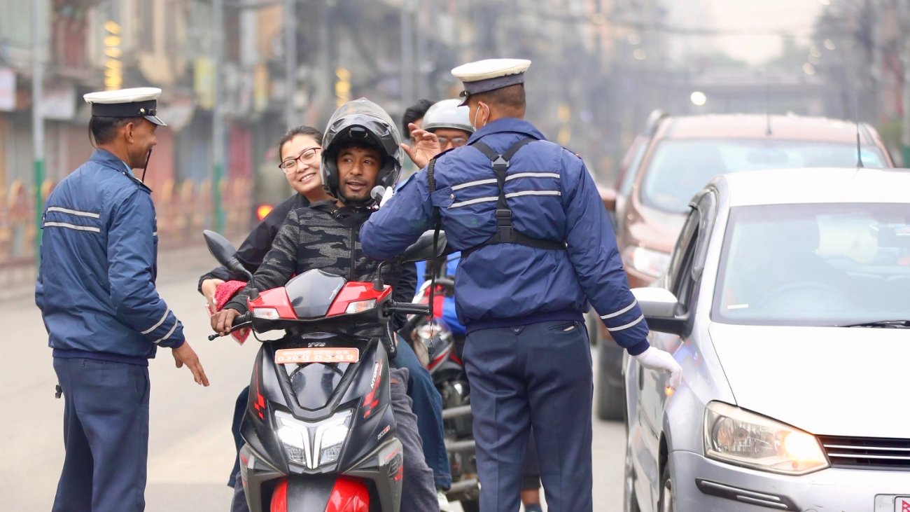 Kathmandu valley intensifies traffic checks for holi safety