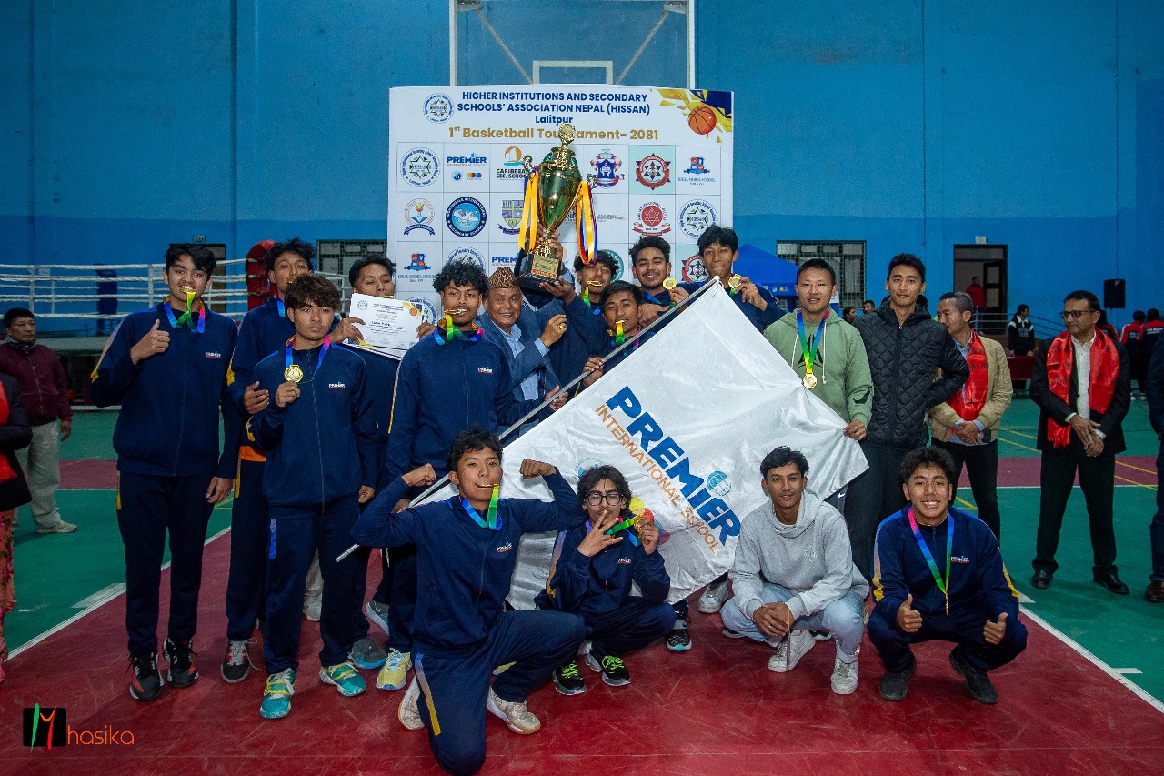 First HISSAN-Lalitpur Basketball Tournament: Premier Int’l crowned undefeated champions