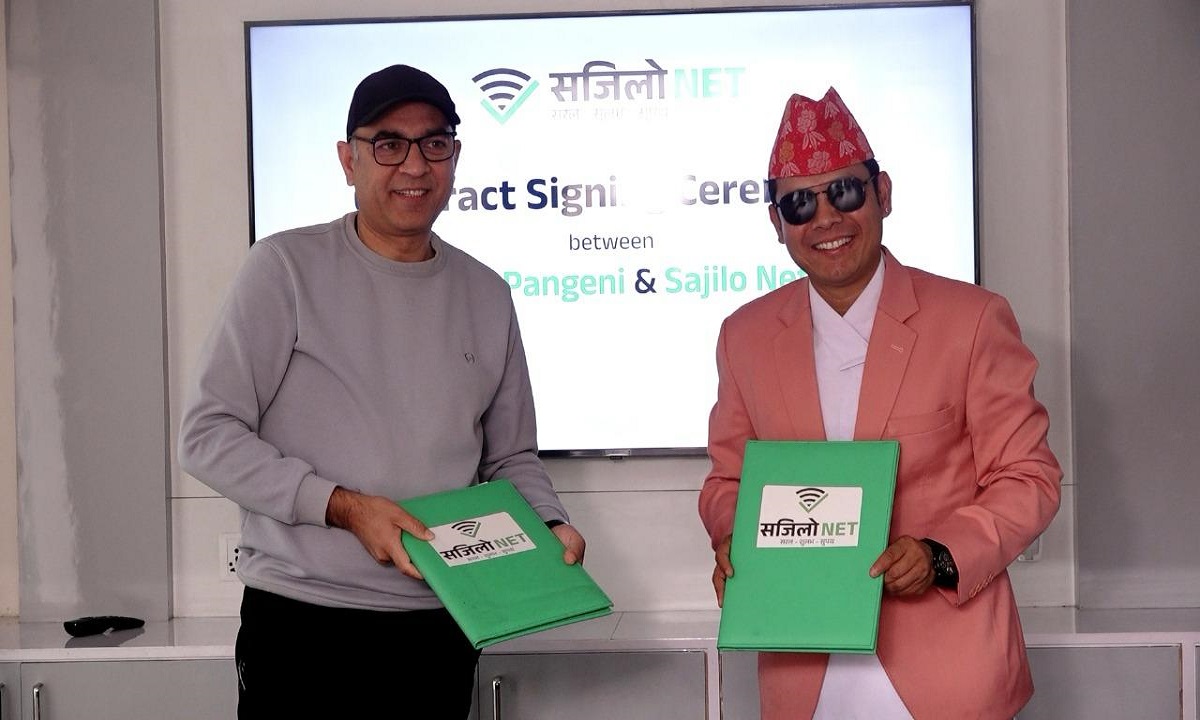 Badri Pangeni becomes brand ambassador for Sajilo Net