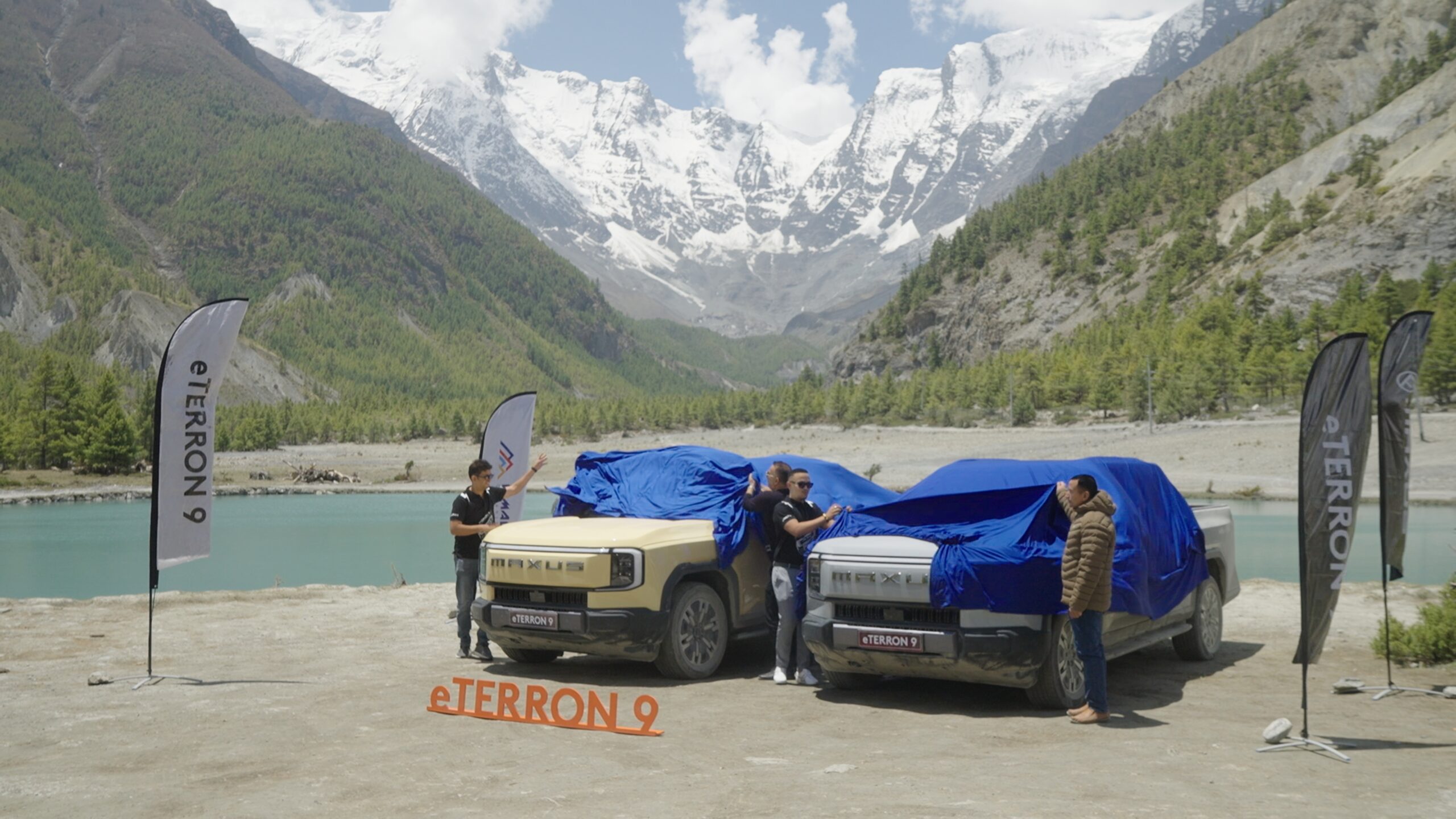 Maxus eTERRON 9 launched at 3,519m in Manang