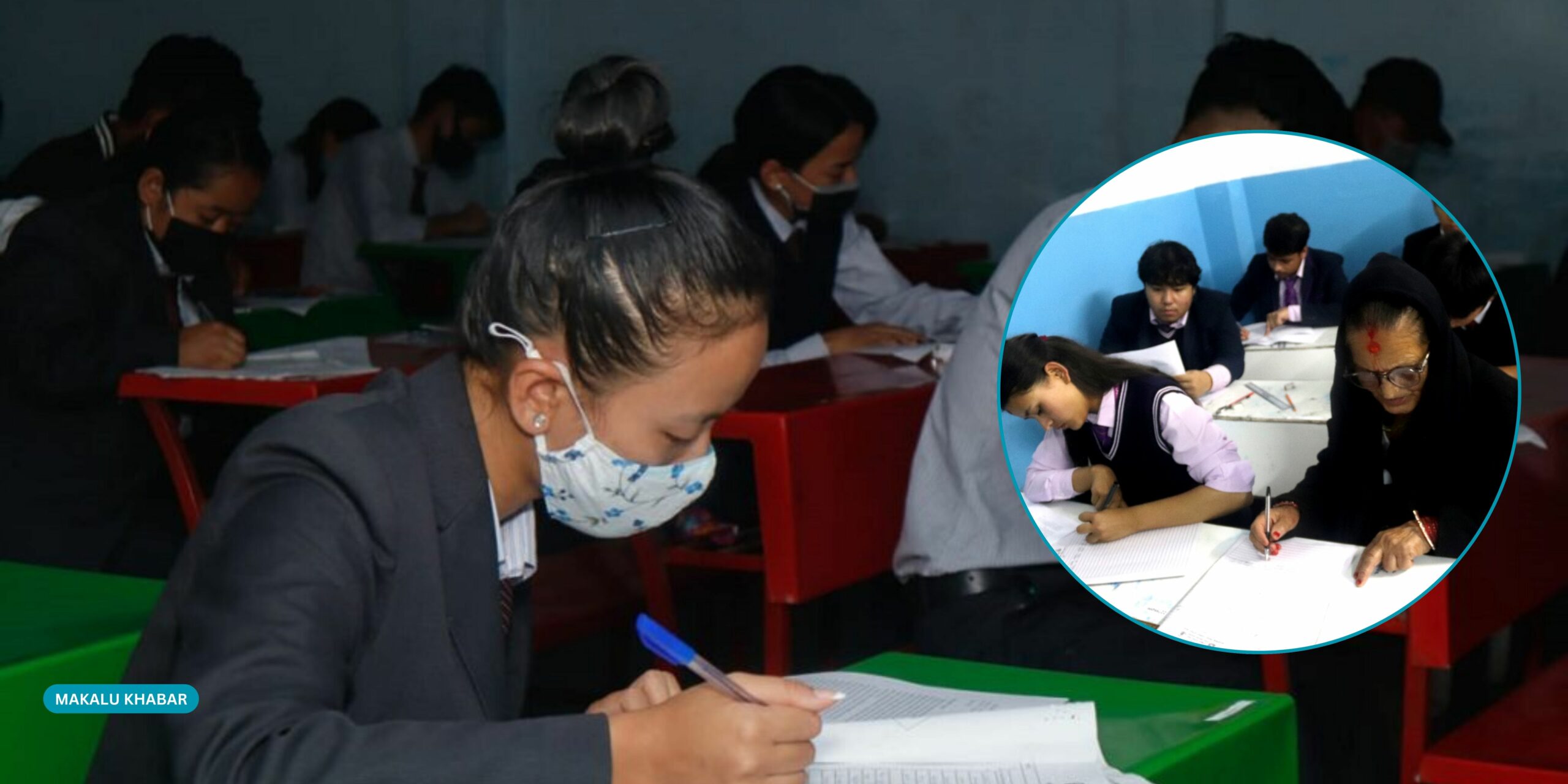 Elderly woman takes part in Grade 12 exams
