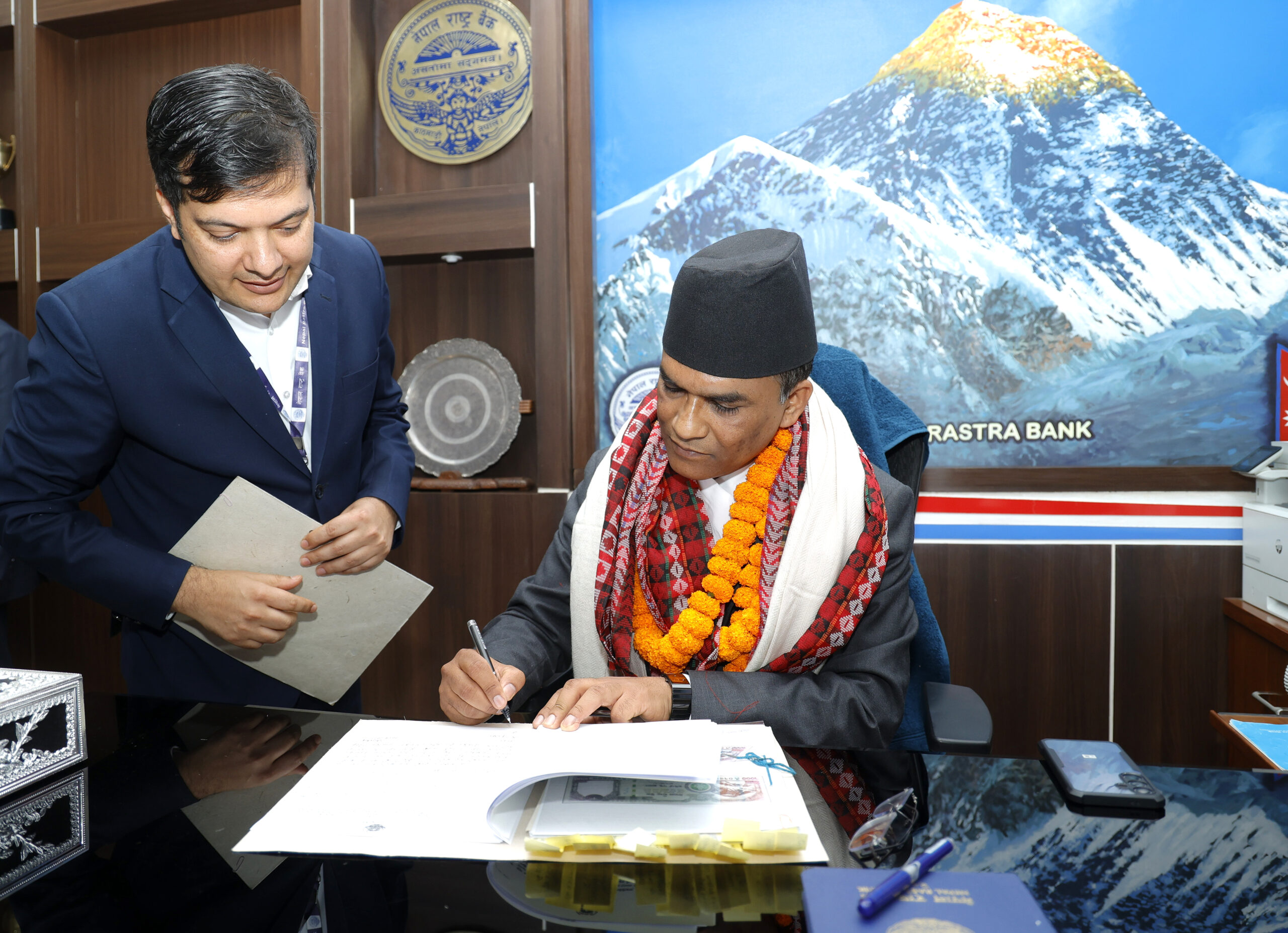 Newly appointed NRB Governor assumes office, plans new currency design