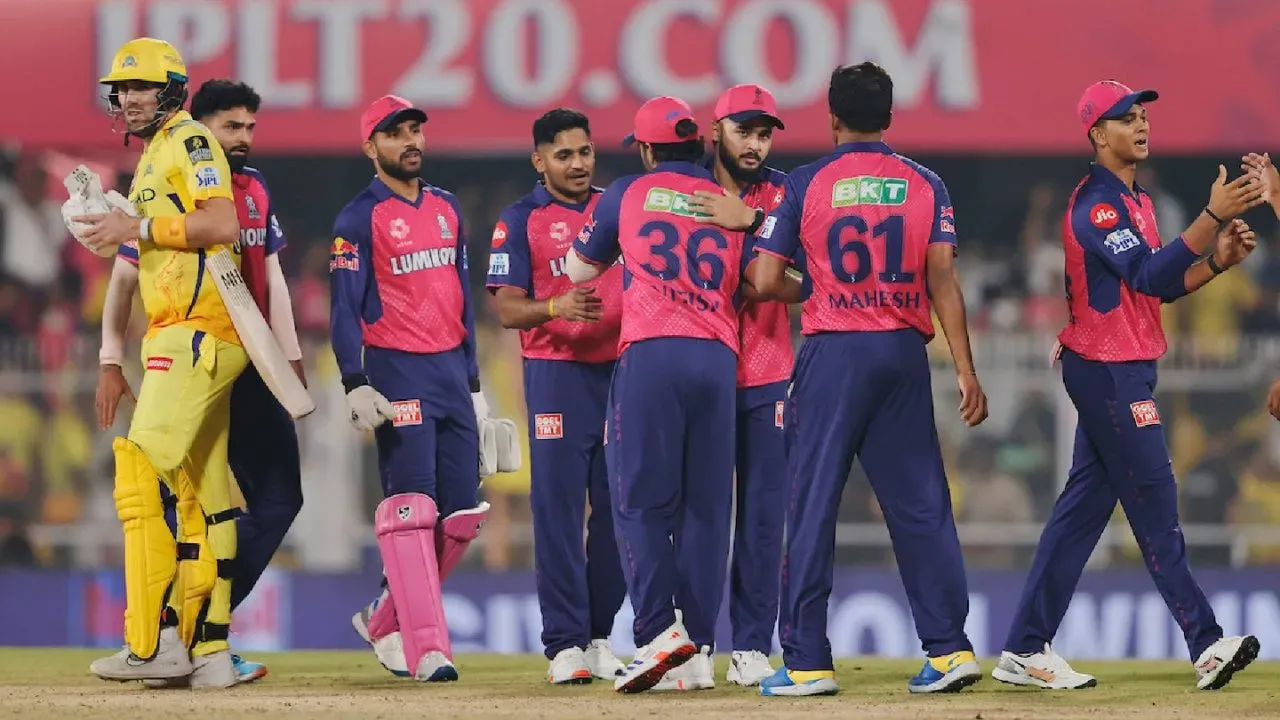 RR defeat CSK by 6 wickets