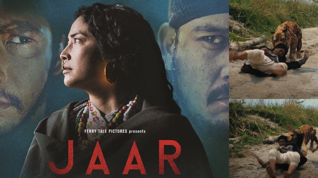 Saugat Malla faces a tiger in upcoming film ‘Jaar’