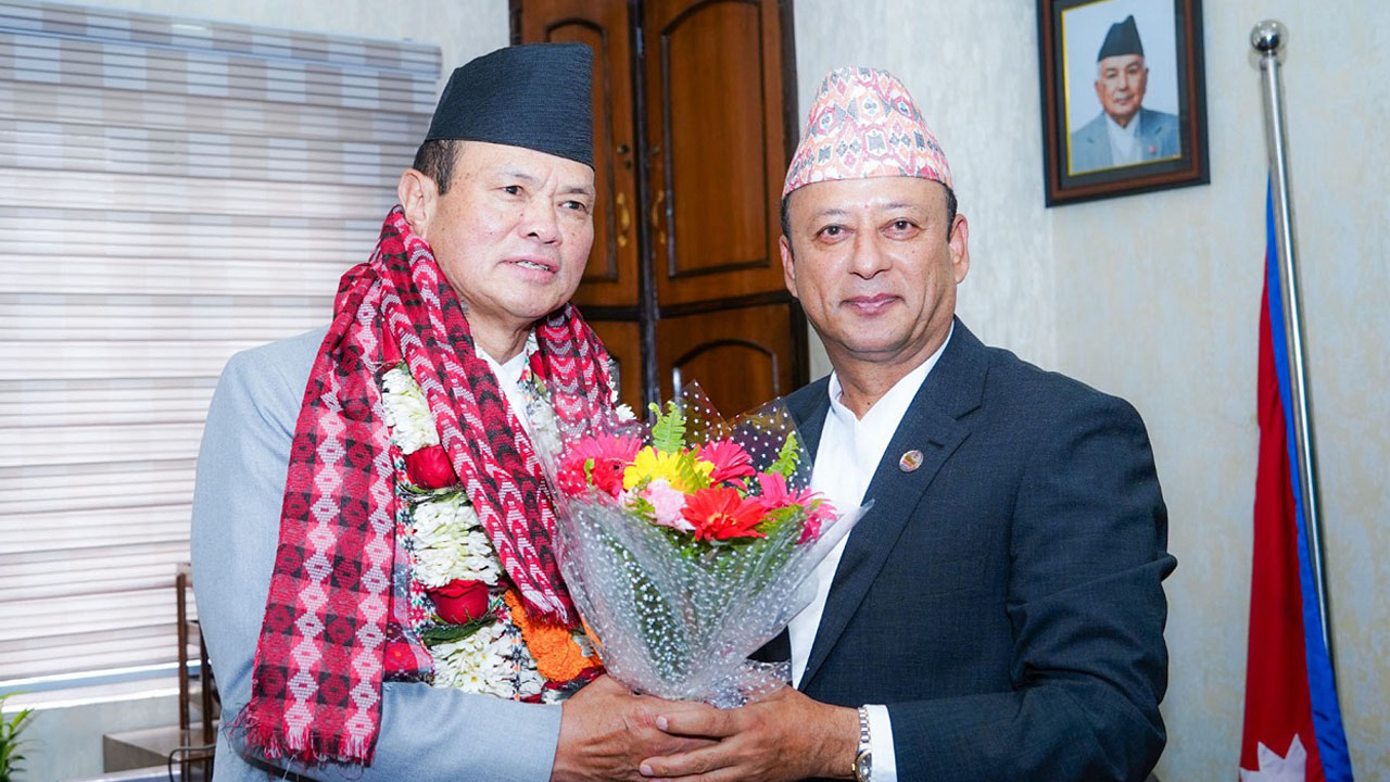 Minister Deepak Khadka emphasizes tangible development work for people