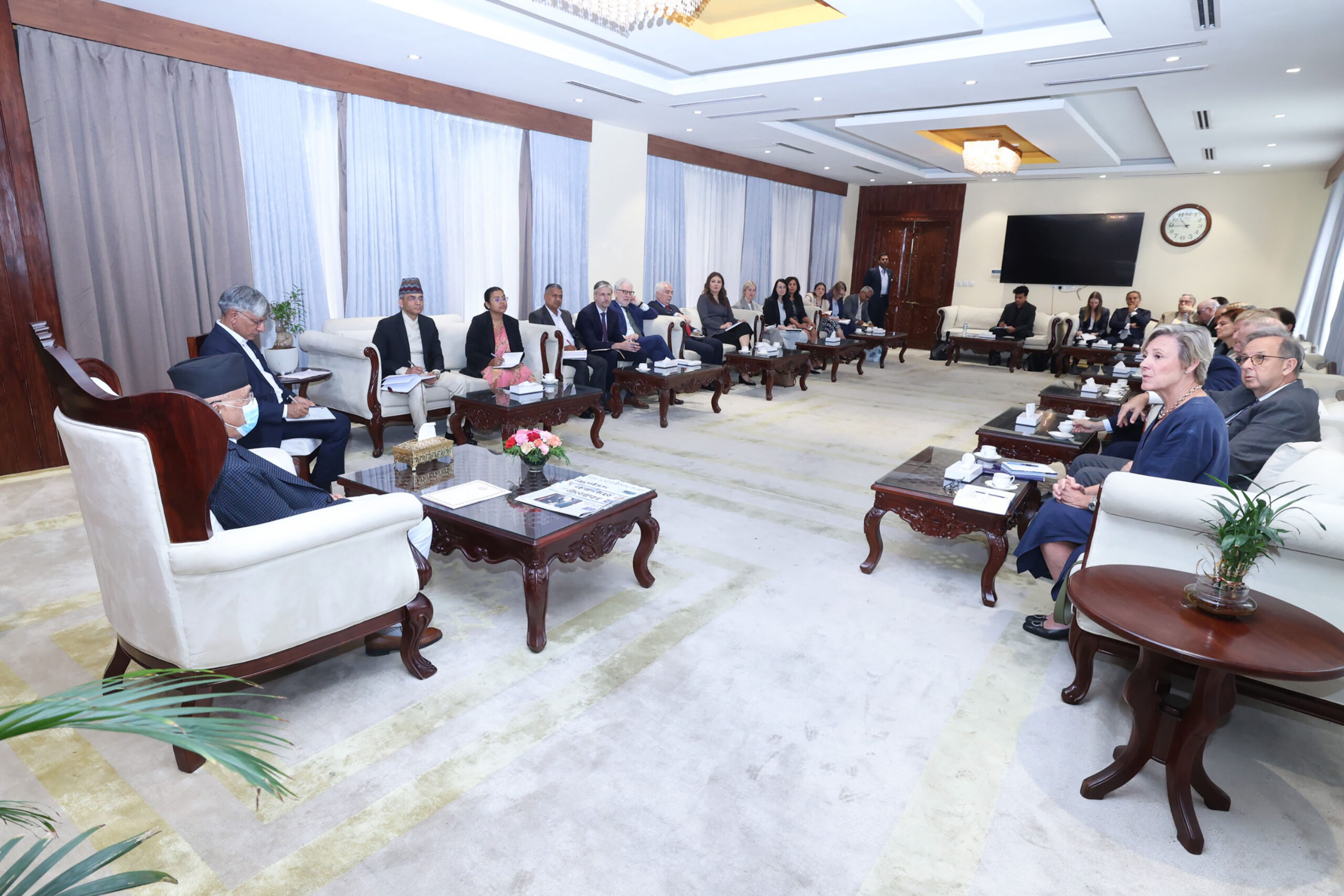EU delegates call on PM Oli