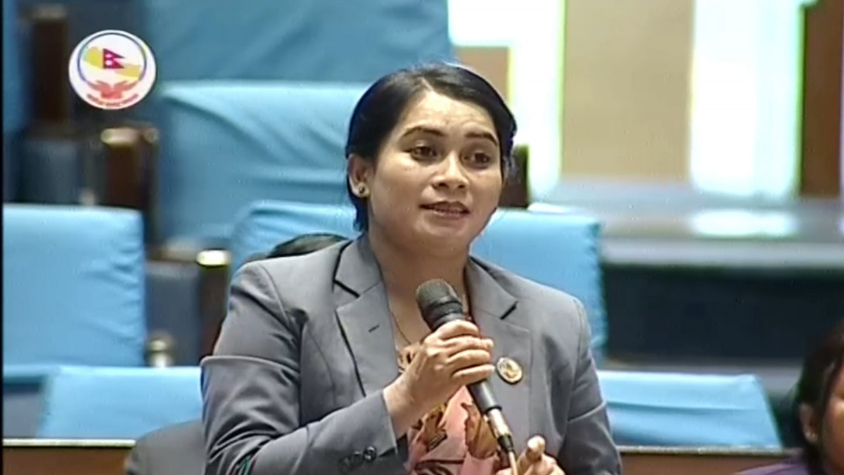 Maoist MP Kusari hits Chair Sah with mic