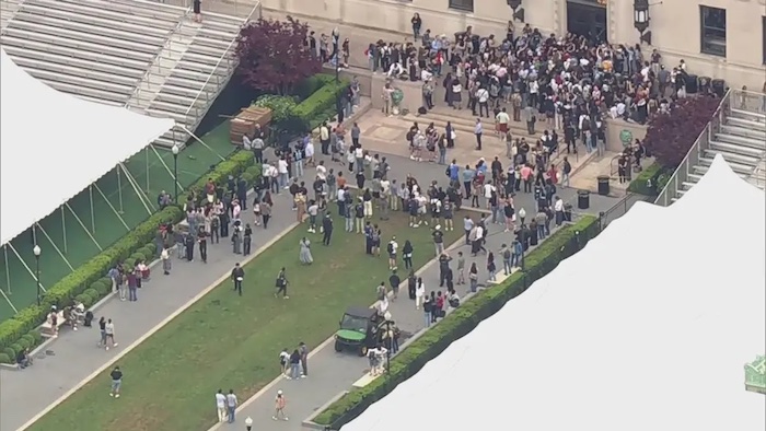 New York police arrest over 70 protesters from Columbia University campus